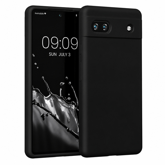Θήκη Πλάτης Σιλικόνης Soft για Google Pixel 6A - Χρώμα: Μαύρο